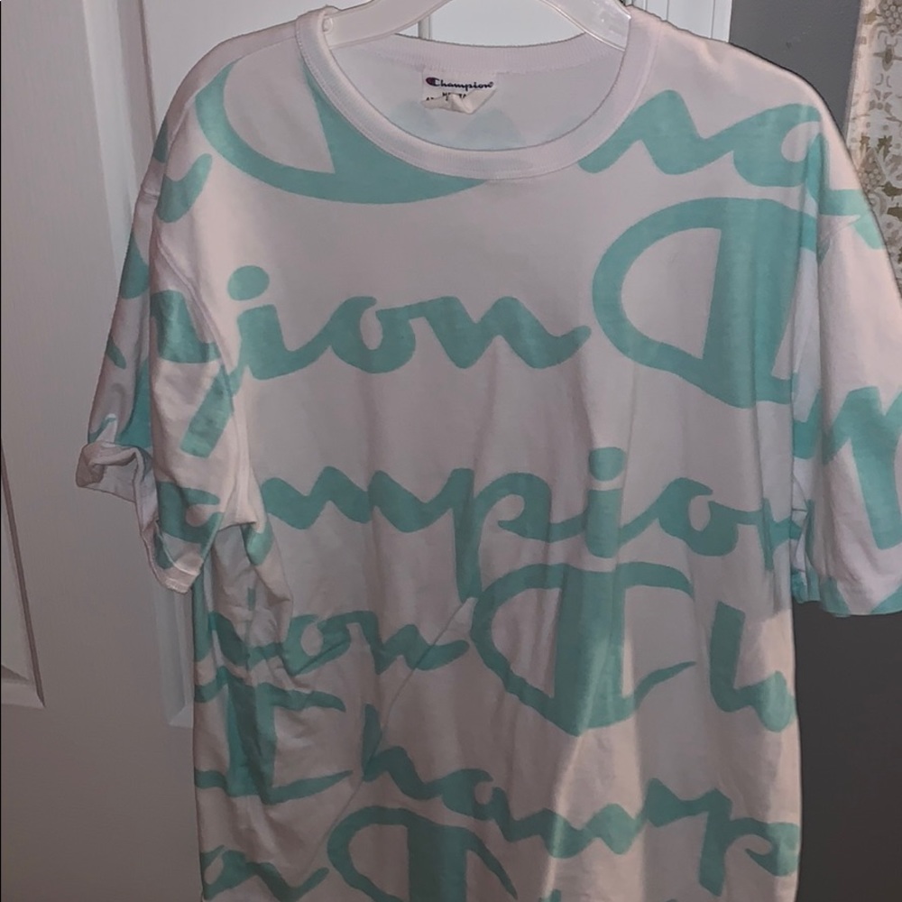 champion Heritage tee all over